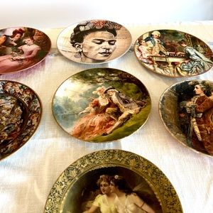 Wall decorative pottery plates.. Hqnd crafted items